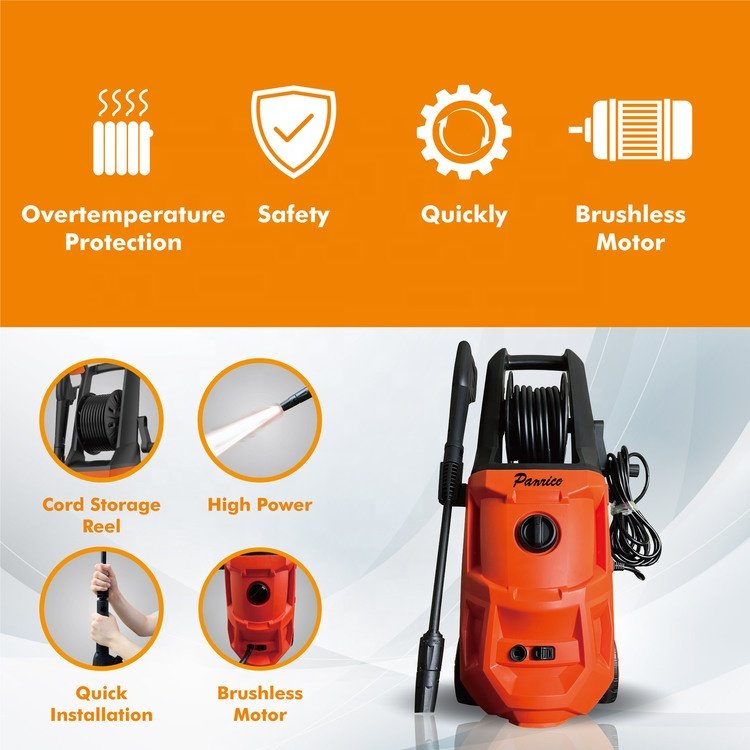 220V 1600W Brushless Portable High Power Car Washer