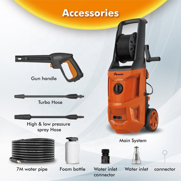 220V 1600W Brushless Portable High Power Car Washer