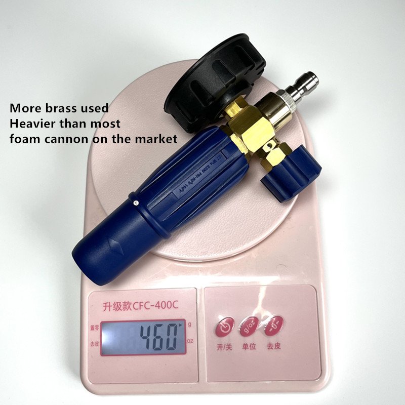 Car Detailing spray foam gun Snow Foam Cannon Lance Blaster Sprayer High Pressure Washer 1/4" Quick Release cannon foam