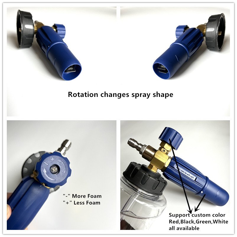 Car Detailing spray foam gun Snow Foam Cannon Lance Blaster Sprayer High Pressure Washer 1/4" Quick Release cannon foam