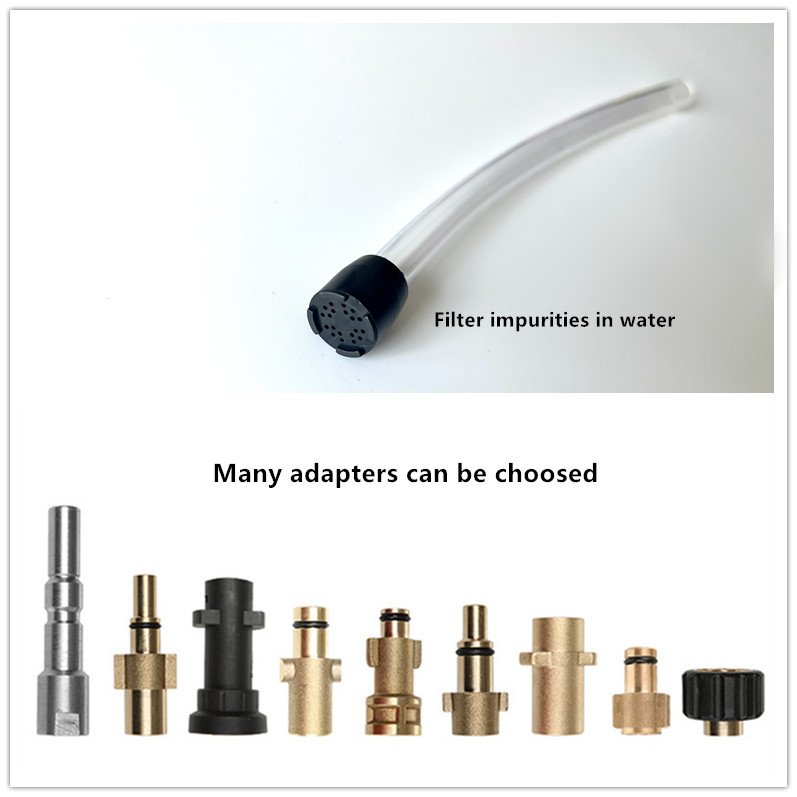 Car Detailing spray foam gun Snow Foam Cannon Lance Blaster Sprayer High Pressure Washer 1/4" Quick Release cannon foam