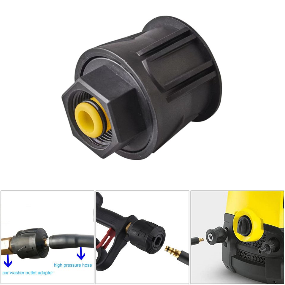 High Pressure Quick-Fitting for Gun and Power Washer,Hose Connector Adapters Compatible K 2-K 7 Series Hose, Female Fitting