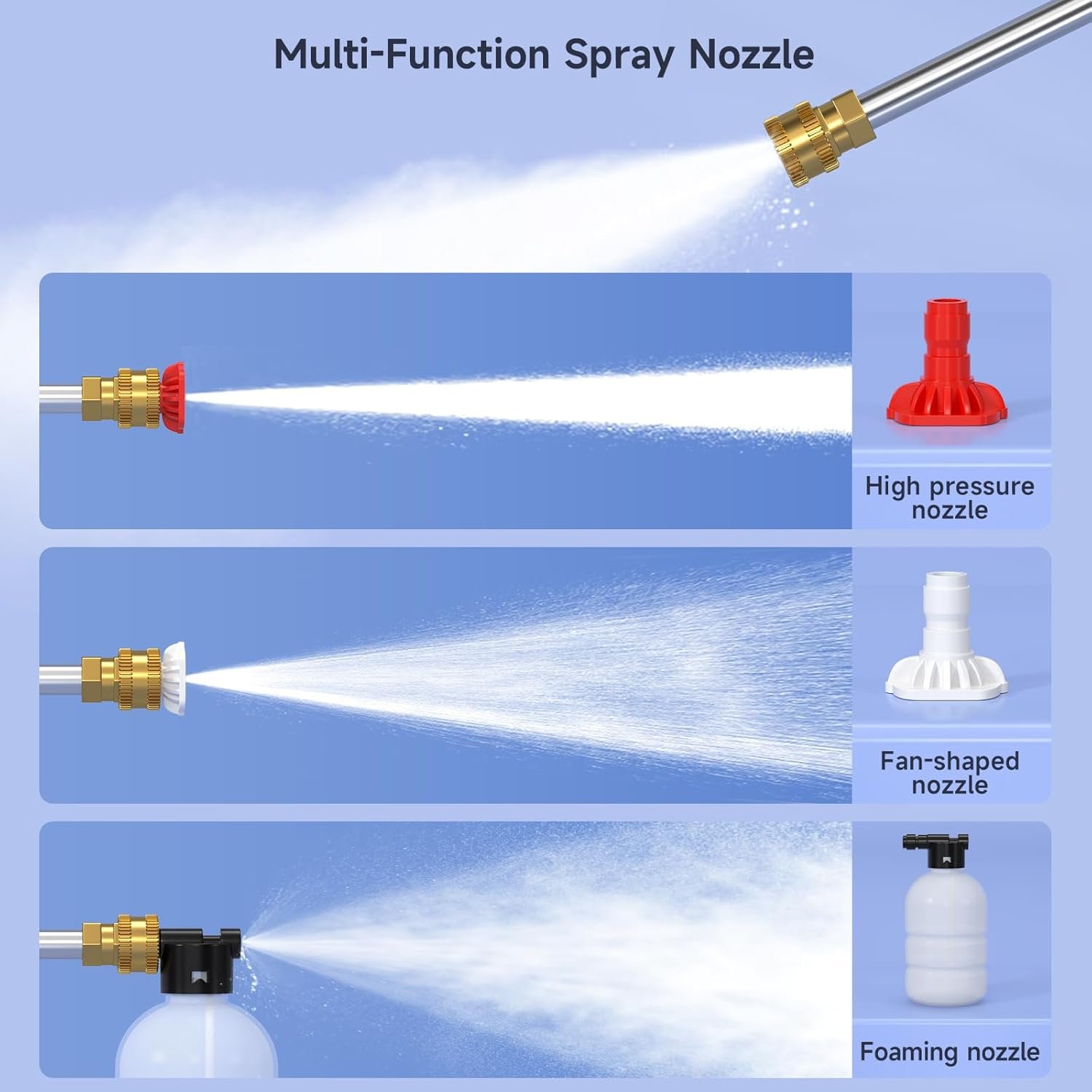 Hot Selling 48V Cordless Lithium Battery Car Washing Gun Portable Cleaner Pressure water Car Washer Spray