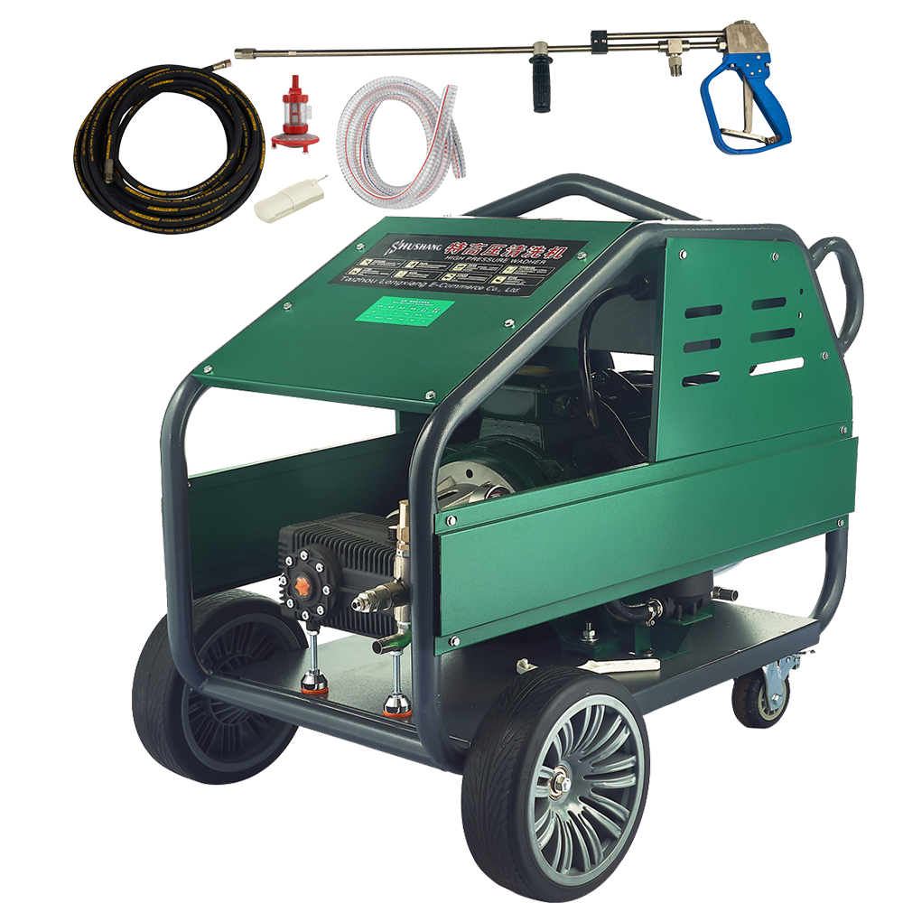 Industrial Electric Hot Water Suction Surface Washing Jet Machine High Pressure Cleaner 800 Bar Car Wash Pump Pressure Washer