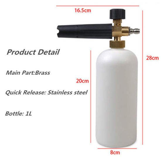 NBT Factory High Pressure Foam Gun Car Wash Spraying Nozzle 4000PSI Pressure Washer Snow Foam Cannon