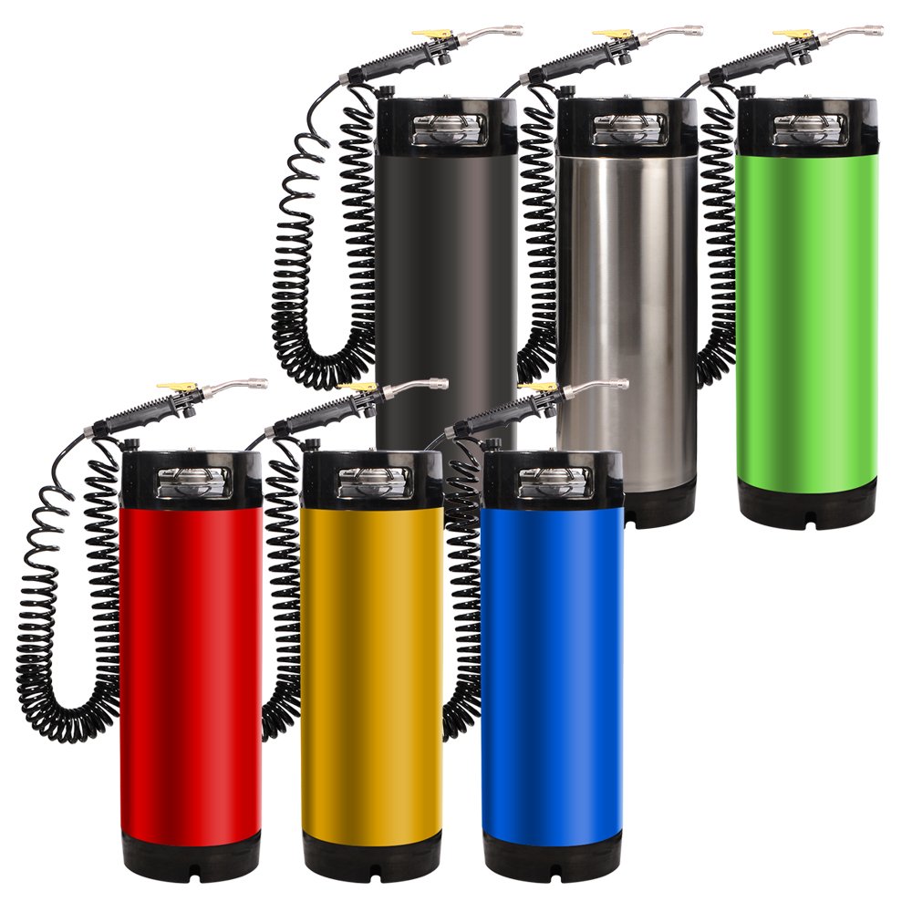 Foshio China Commercial High Pressure 5 Gal Stainless Steel Pressurized Sprayer For Car vinyl Wrap Window Tint Keg