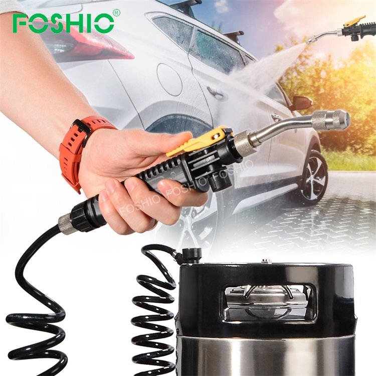 Foshio China Commercial High Pressure 5 Gal Stainless Steel Pressurized Sprayer For Car vinyl Wrap Window Tint Keg