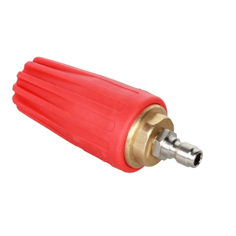 SS New Orange 5000 PSI Universal High Pressure Washer 360 degree Rotary Nozzle 1/4 Quick-Connect Power Water Spray Wash Tool
