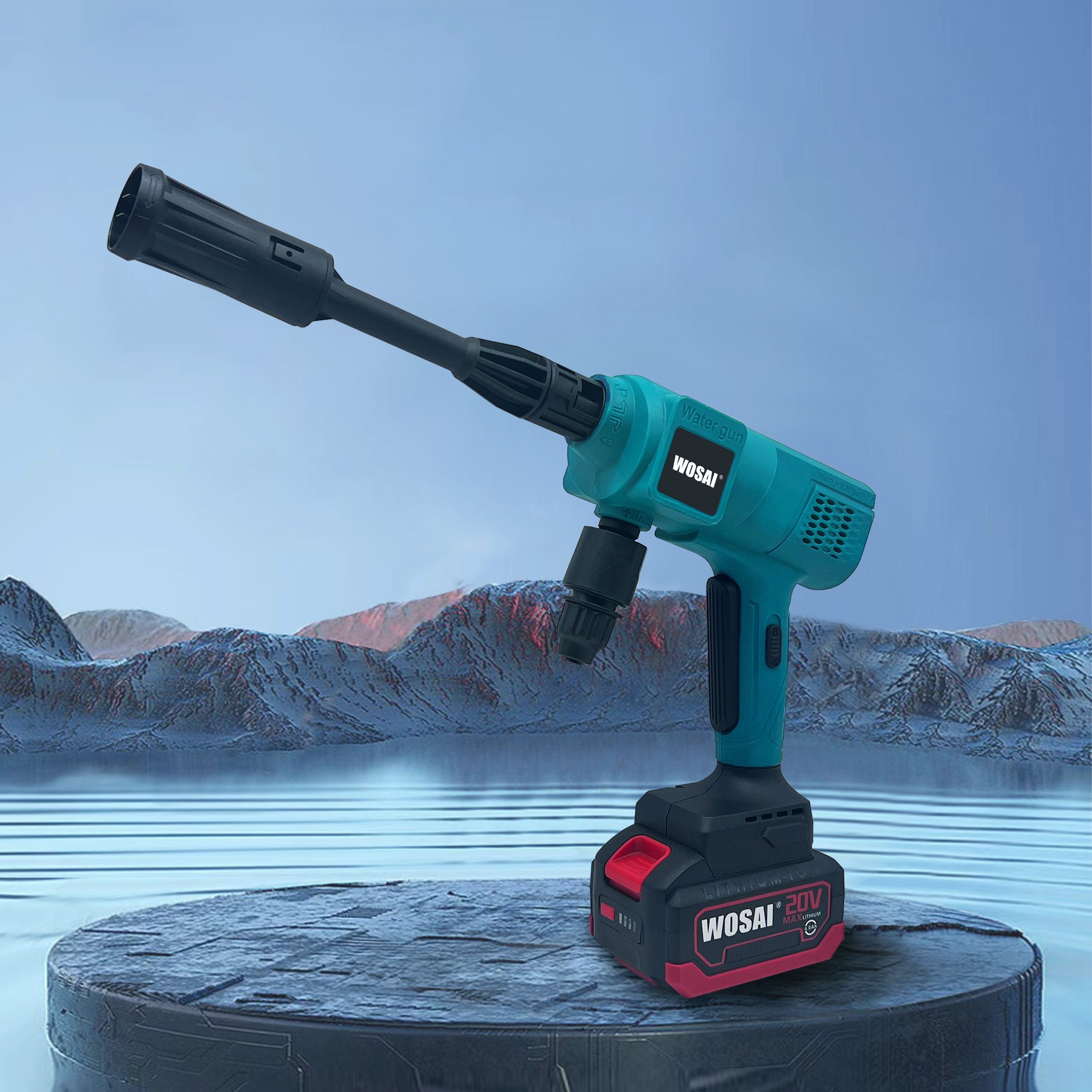 WOSAI Cordless Pressure Washer Car Washer Portable High Pressure Car Washer
