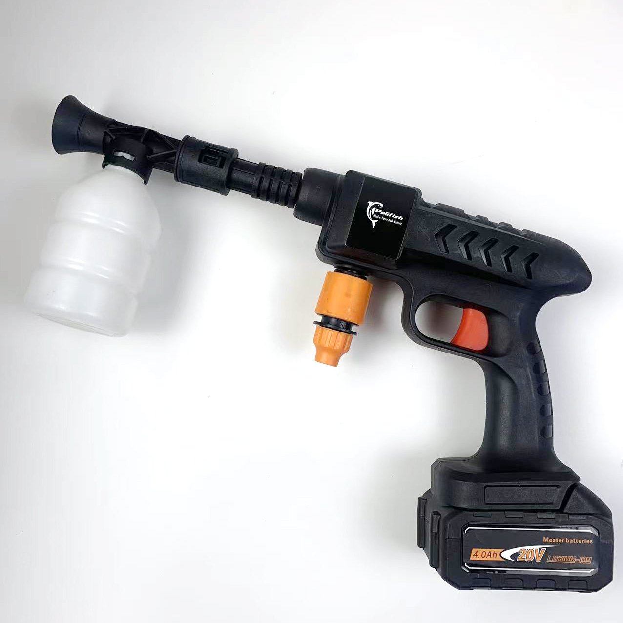 Best Upgraded Version Portable 300W Powerful 30bar High Pressure Water Jet Foam Gun Car Washer