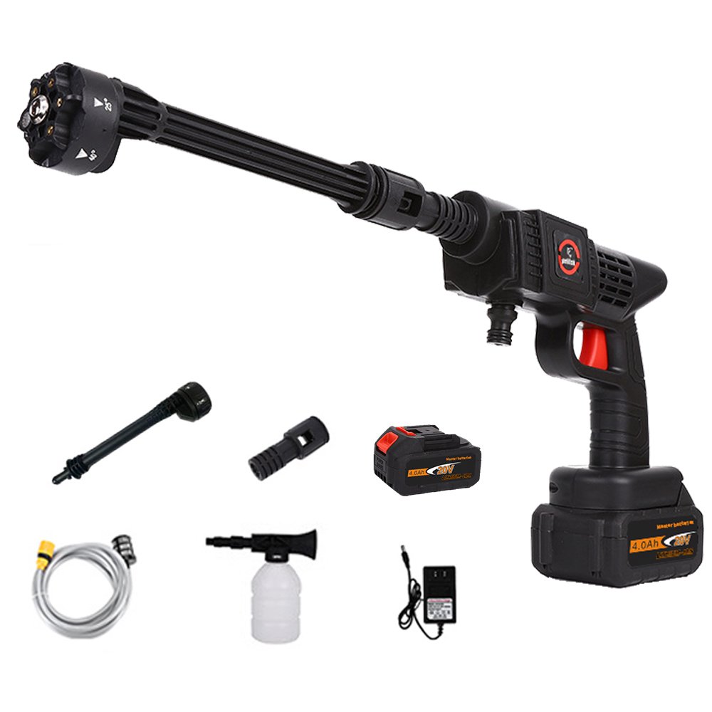 Best Upgraded Version Portable 300W Powerful 30bar High Pressure Water Jet Foam Gun Car Washer