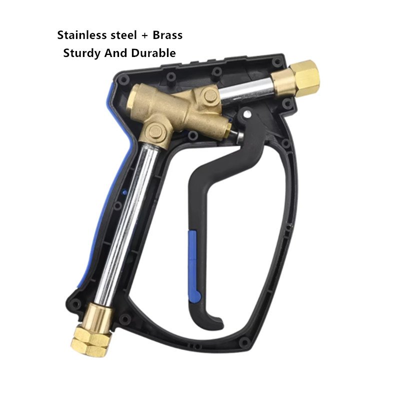 5000PSI 350Bar High Pressure Washer Gun Water Spray Gun Jet Washer Car Wash Power Washer G3/8 swivel inlet Spray Gun