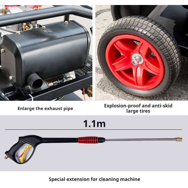 Gas Pressure Washer 170 Bar High Pressure Car Washer