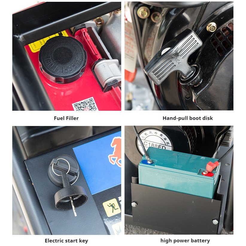 Gas Pressure Washer 170 Bar High Pressure Car Washer