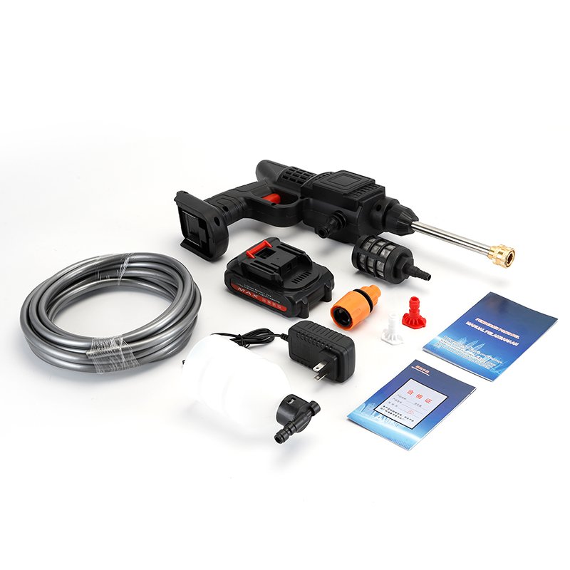 Portable High-Pressure Car Washer with Wireless Electric Fuel Core Motor and Lithium Battery Excellent for Cleaning Cars
