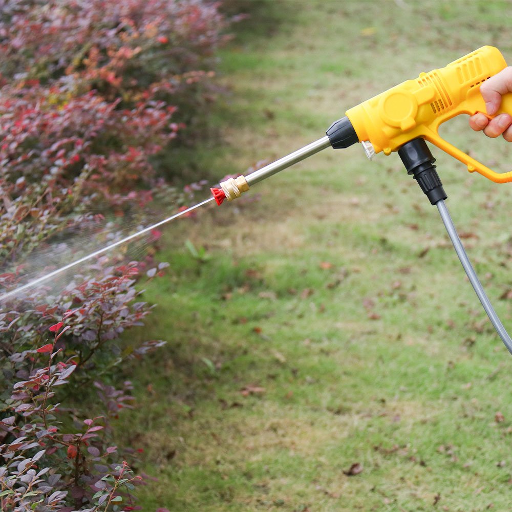 BSCI Factory Pressure Car Washing Machine Portable Household Car Alloy Pump Cordless Cleaner Water Gun