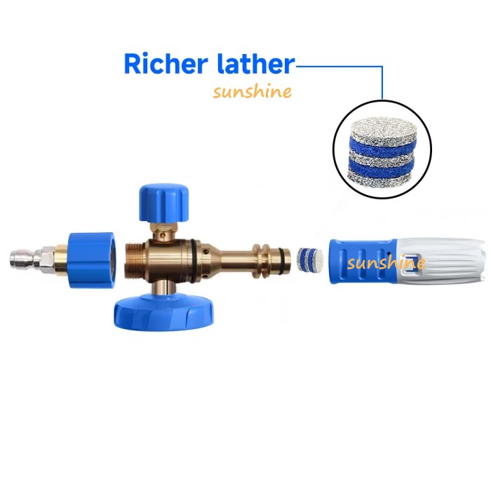 SS Car Washer Multi-layer Mesh Nozzle SS Richer Lather Snow Foam Lance Parts Mesh Filter for High Pressure Washer Foam Cannon