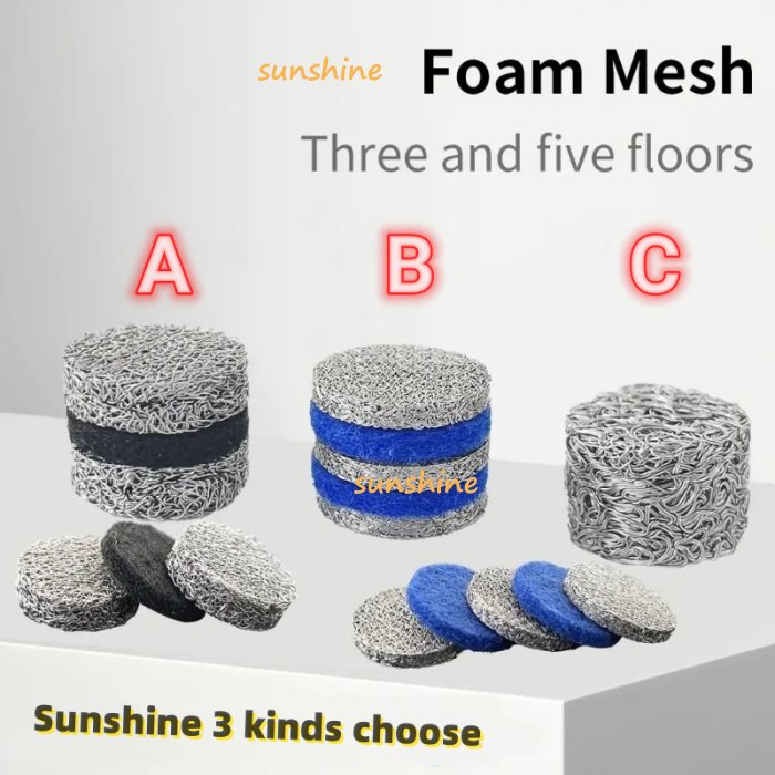 SS Car Washer Multi-layer Mesh Nozzle SS Richer Lather Snow Foam Lance Parts Mesh Filter for High Pressure Washer Foam Cannon