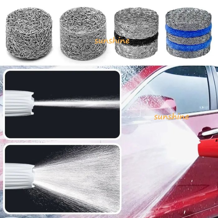 SS Car Washer Multi-layer Mesh Nozzle SS Richer Lather Snow Foam Lance Parts Mesh Filter for High Pressure Washer Foam Cannon