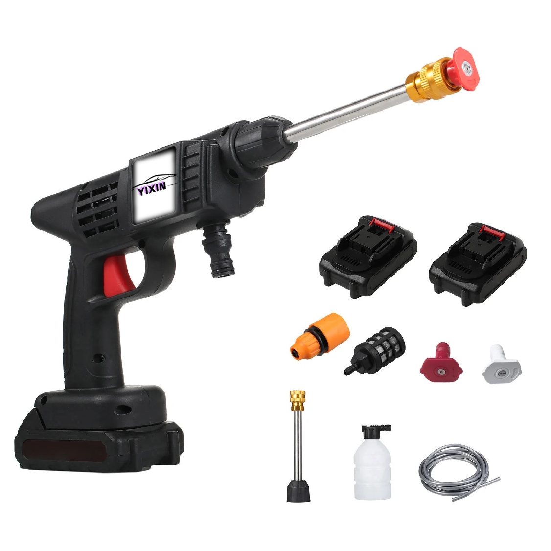 ODM 48V High Pressure Cordless Car Washer Lithium Battery Wireless Portable Water Gun Cleaning Machine garden water guns
