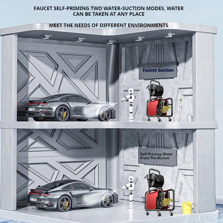 All-Inclusive Anti-Stain Portable Pressure Semi-Industrial Car Washer Machine Selling Car Washer