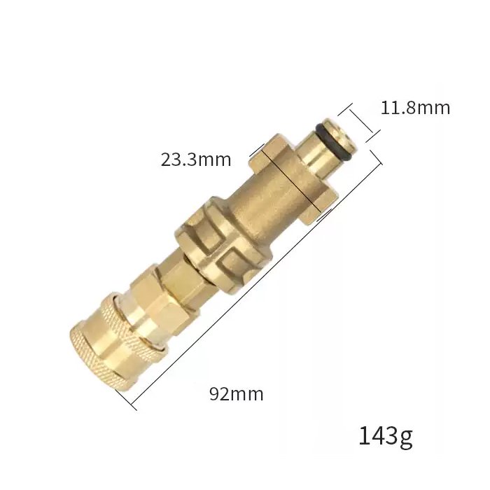 Factory Quick Release High Pressure Snow Foam Gun Connector Adapter Karcher HD For Nilfisk Gerni/Bosch Aquatak