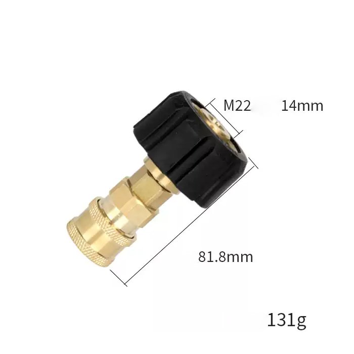 Factory Quick Release High Pressure Snow Foam Gun Connector Adapter Karcher HD For Nilfisk Gerni/Bosch Aquatak