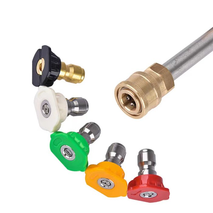 Wholesale Multiple Degrees Spray Nozzle Tips 1/4 inch Quick Connection Pressure Washer Spray Nozzles