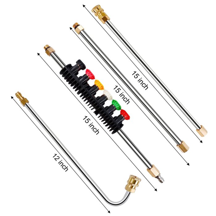 Wholesale Multiple Degrees Spray Nozzle Tips 1/4 inch Quick Connection Pressure Washer Spray Nozzles