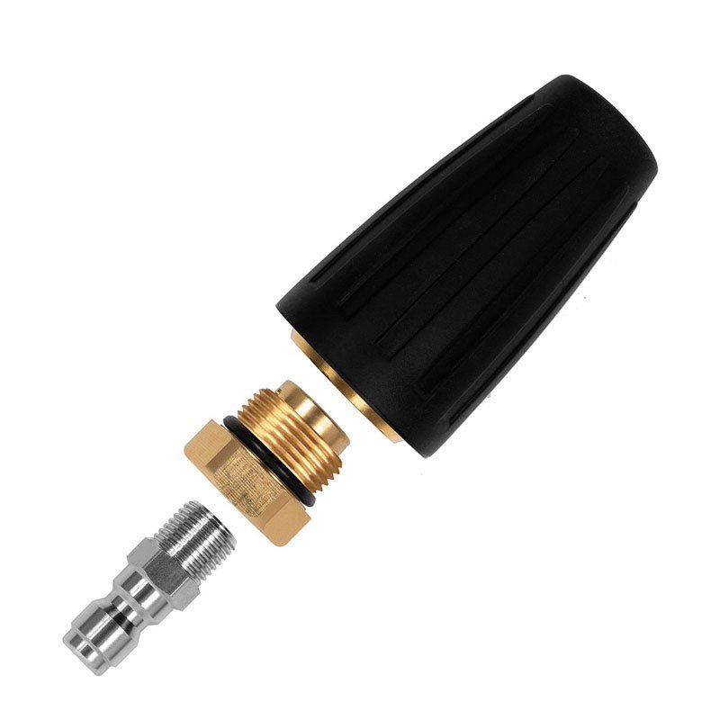 Pressure Washer Accessory Multifunctional Universal 1/4" Quick Connect Plug Rotating Turbo Nozzle