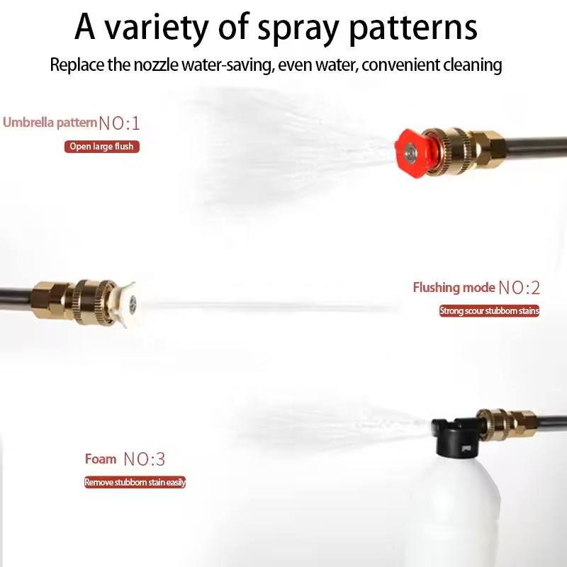 Portable Cordless High Pressure Car Washer Machine Automatic Water Spray Car Washing Gun