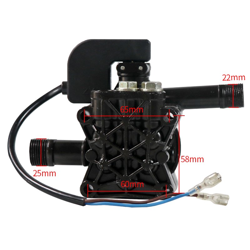 Portable Car Washing Machine Pump Head Assembly with Auto-Cut Off Switch Car Washer Pump Head Assembly Spare Parts 220v