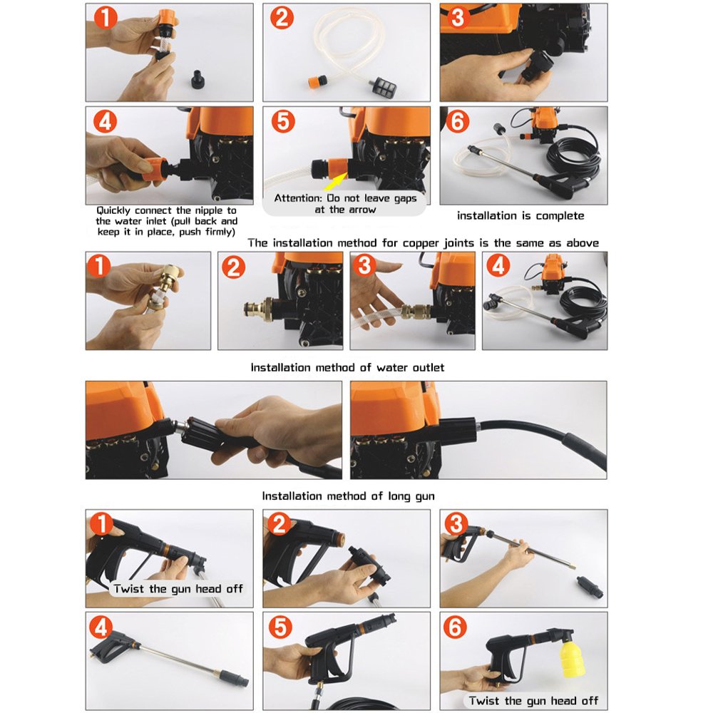 BC053021 Car Care High Pressure Pump Jet Washer Electric Car Washing Machine For Home Use car washer