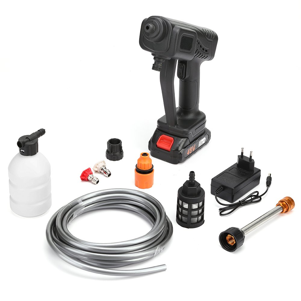 Upgrade 48v Cordless Car Washer Kit Power Washers with Battery Including Car Wash Gun