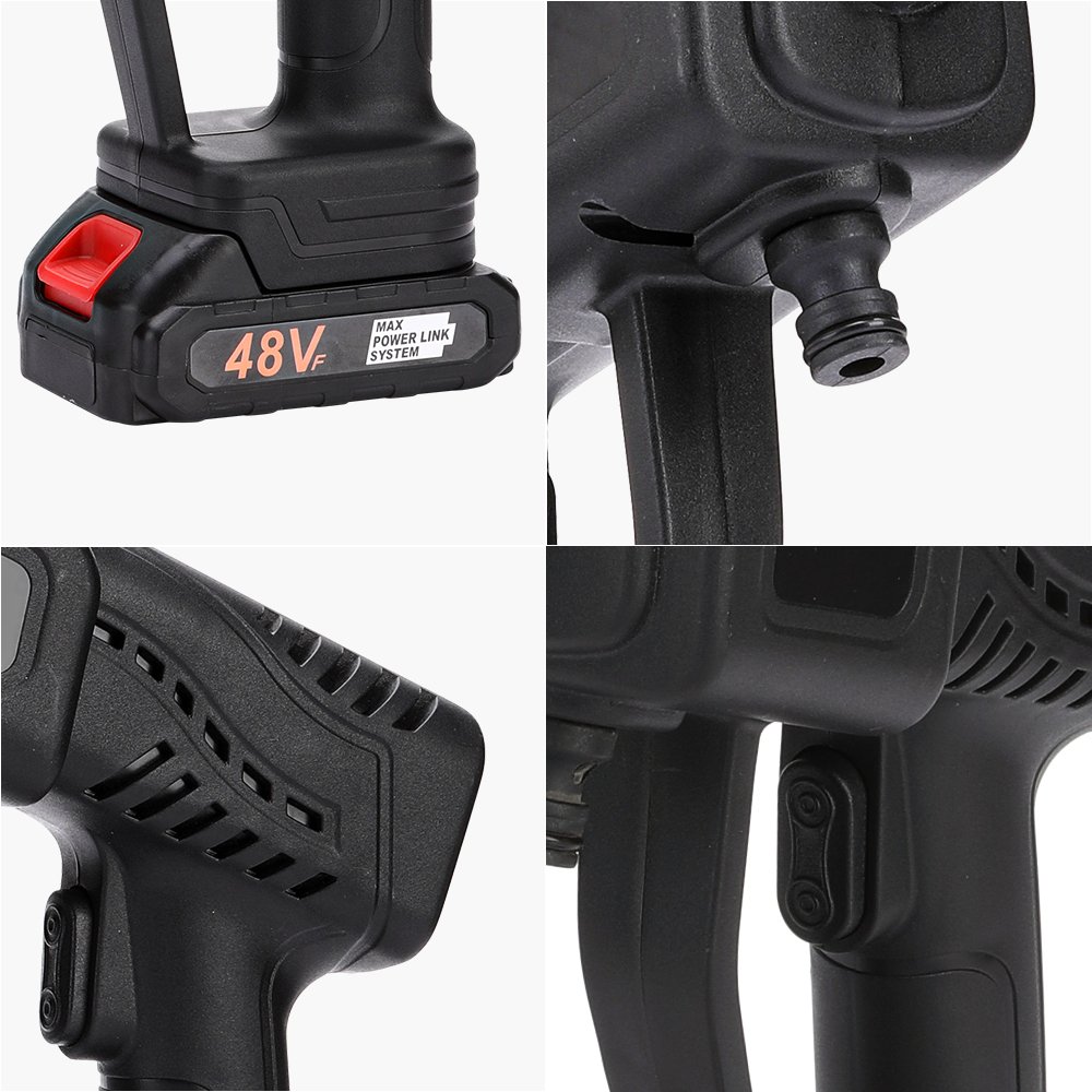 Upgrade 48v Cordless Car Washer Kit Power Washers with Battery Including Car Wash Gun