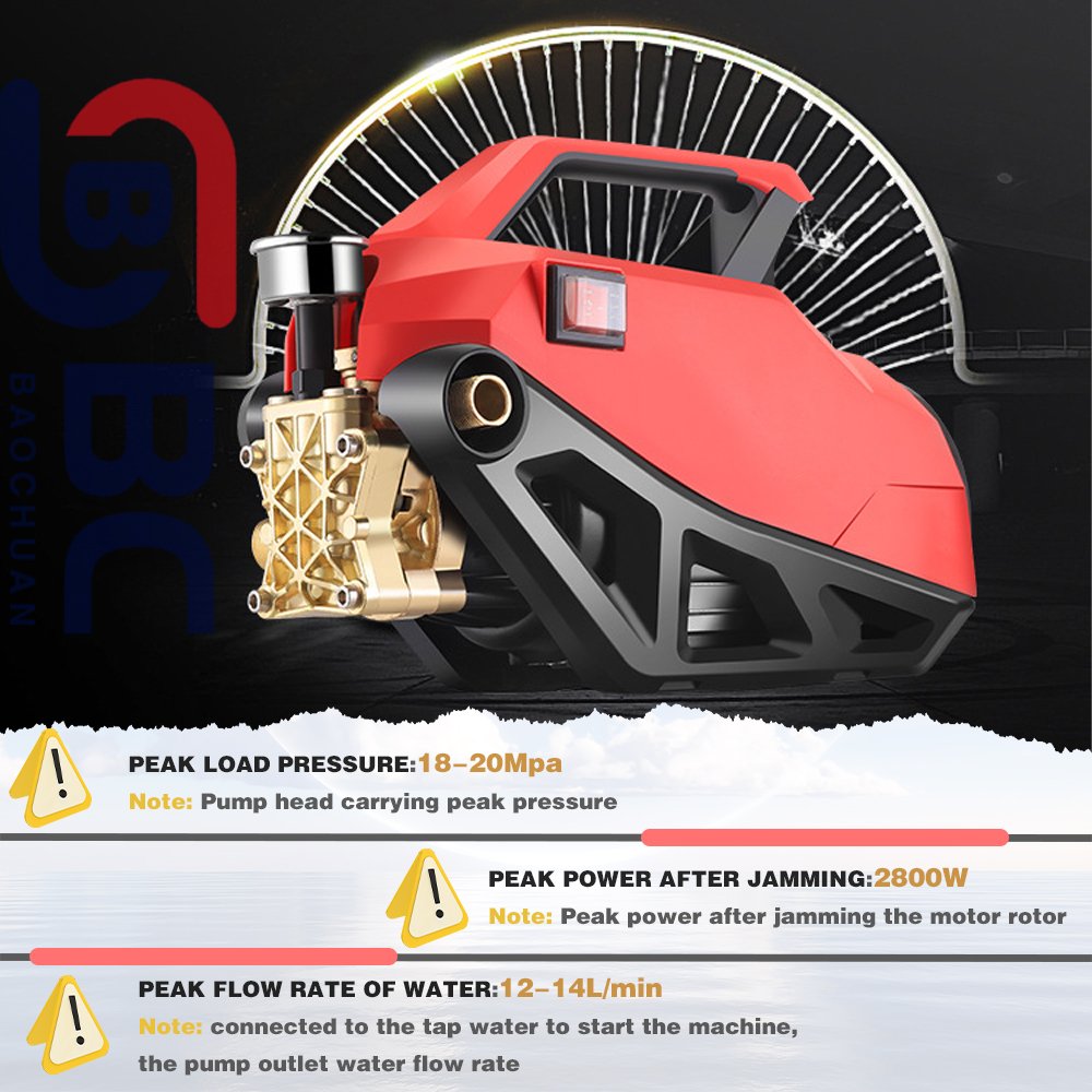BC-053001 Garden Portable High Pressure Electric Car Washer For Car And Motorcycle Washing