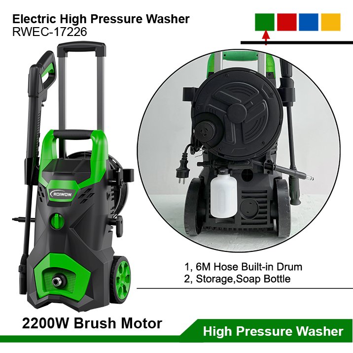 2200W Portable Electric Power Car Washer High Pressure Cleaner Pump Automatic Car Washing Machine High Pressure Washers