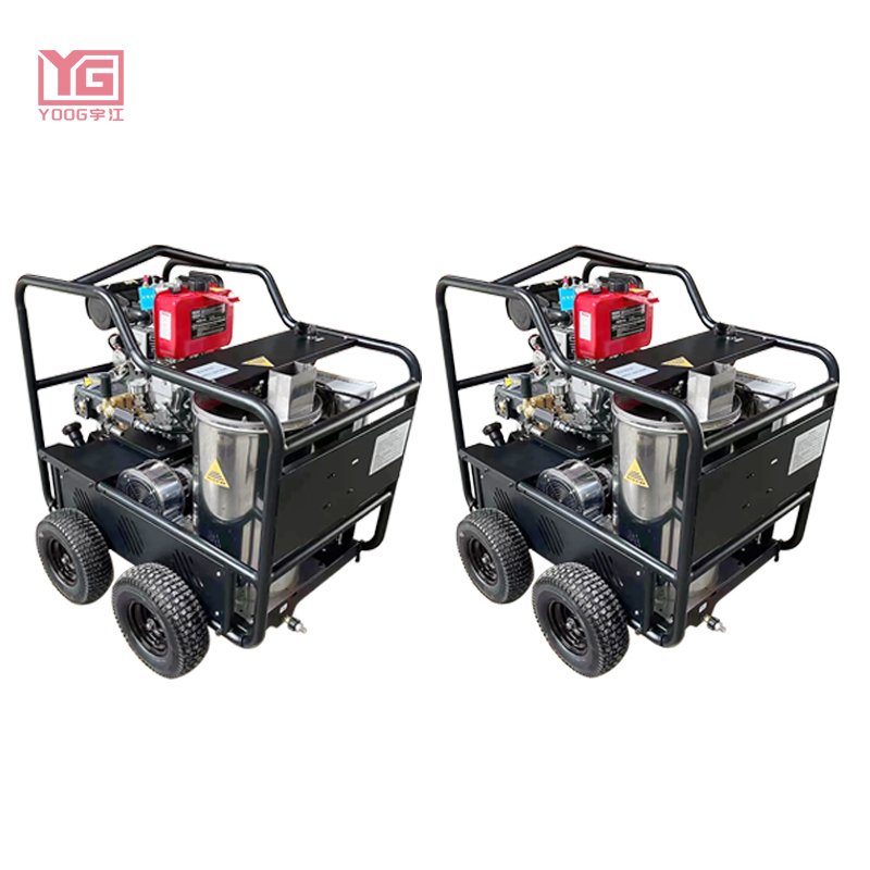 250 bar high pressure washer gasoline electric start power petrol gas car washing Hot Water Steam machine