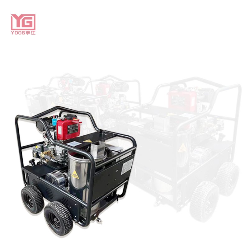 250 bar high pressure washer gasoline electric start power petrol gas car washing Hot Water Steam machine