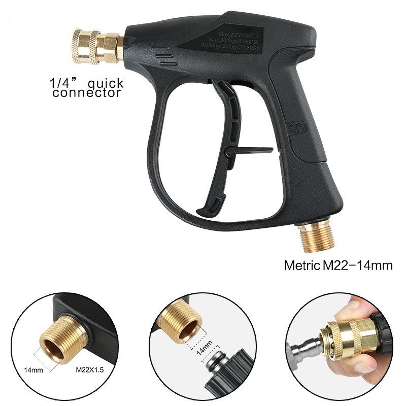 SPS 4000PSI High Pressure Snow Foam Cannon Lance Foam Gun Car Cleaning Kit Car Wash Equipment Supplier
