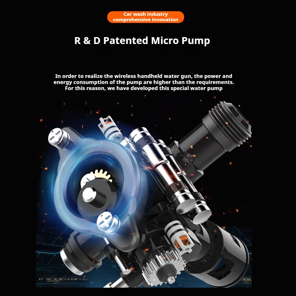 Portable 48v Lithium Battery Cordless Car Washer Water Gun 24v Lithium Battery Car Washer Machine High Pressure