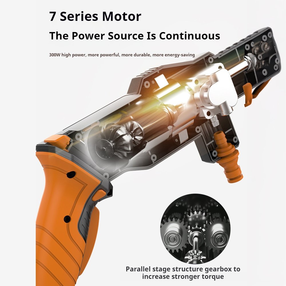 Portable 48v Lithium Battery Cordless Car Washer Water Gun 24v Lithium Battery Car Washer Machine High Pressure