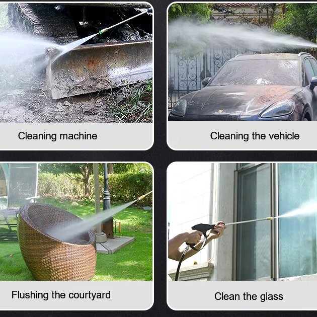 Multi Use Portable Car Wash Machine High Pressure Washer With Auto Gum Shutdown Adjustable Pressure Washer