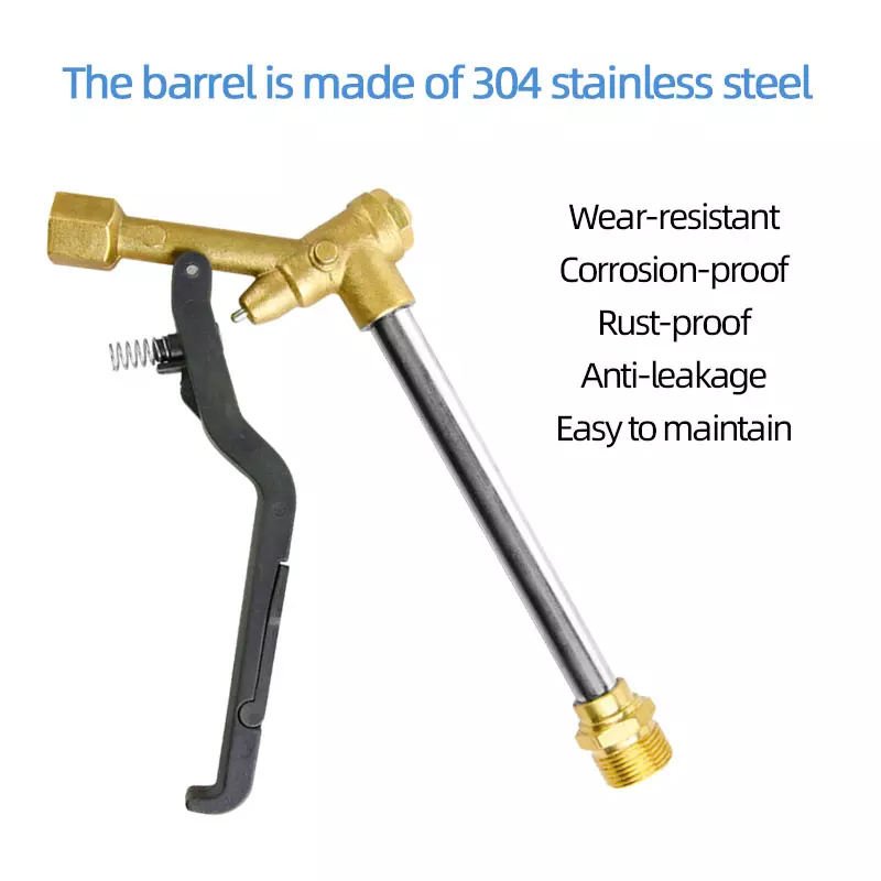 5000 PSI Pressure Washer Gun High Pressure Power Washer Kit With 5 Spray Nozzles 1/4'' Quick Connect M22 Fitting