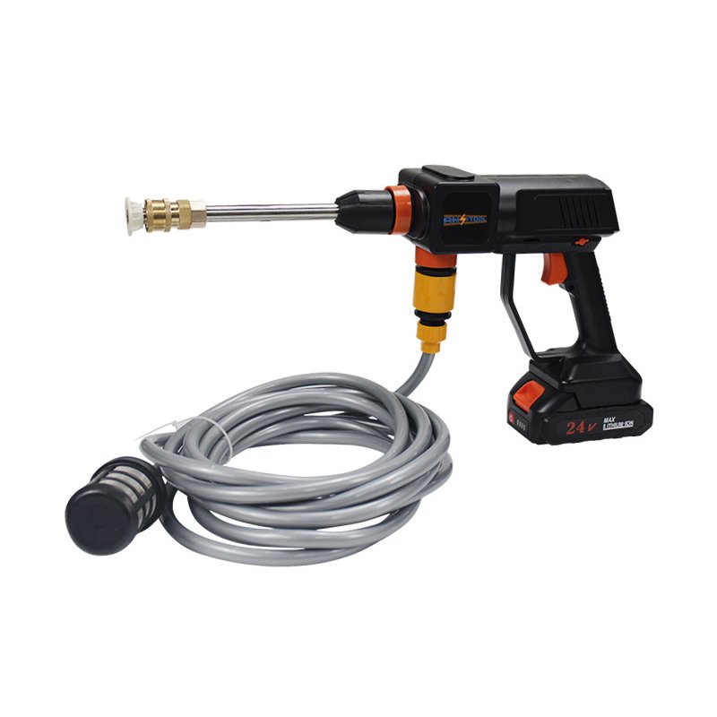 Portable Powerful High Pressure 24v Lithium Cordless Wireless Car Wash Water Jet Foam Gun Car Washer
