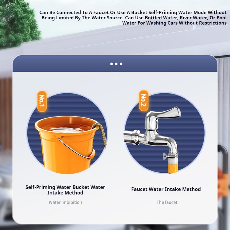 Portable Kit Car Washer Washing Heavy-Duty System Interior High Pressure Car Washer Gun For Washing Cars