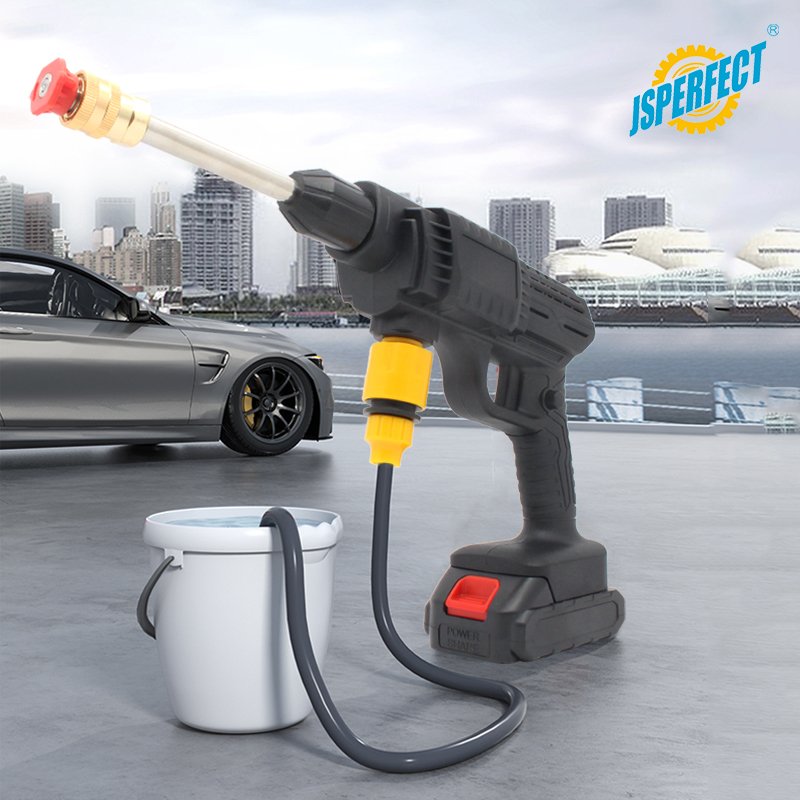 JSPERFECT 21V wireless wash machine auto spray high pressure cordless car washer