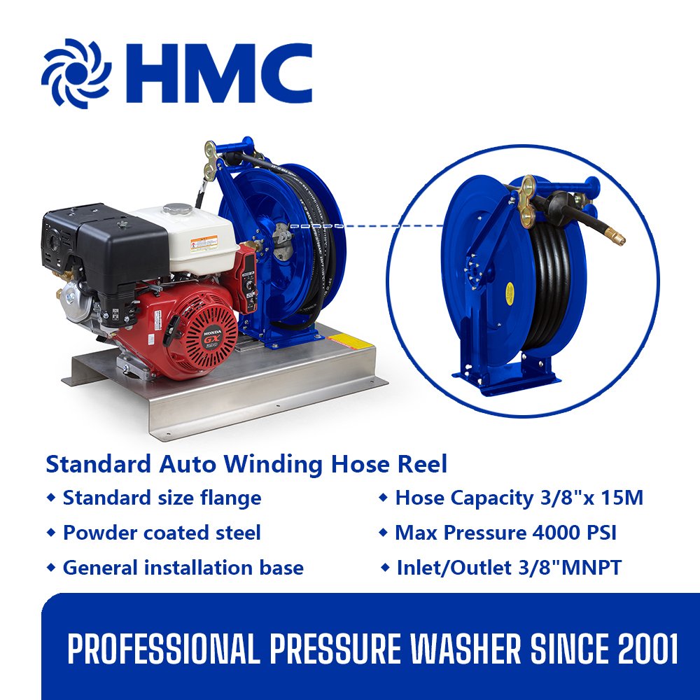 HMC Compact Stainless Steel Chassis High Quality Electric 276bar Japanese Engine Professional Washer Easy for Truck Loading
