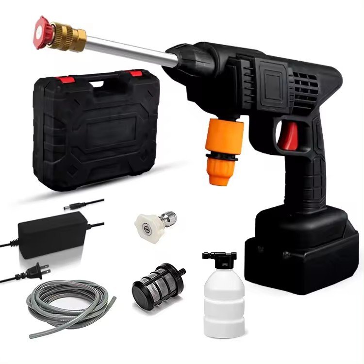 LARIX 48vf lithium car wash water gun home wireless portable electric car washer rechargeable gardening watering car washer