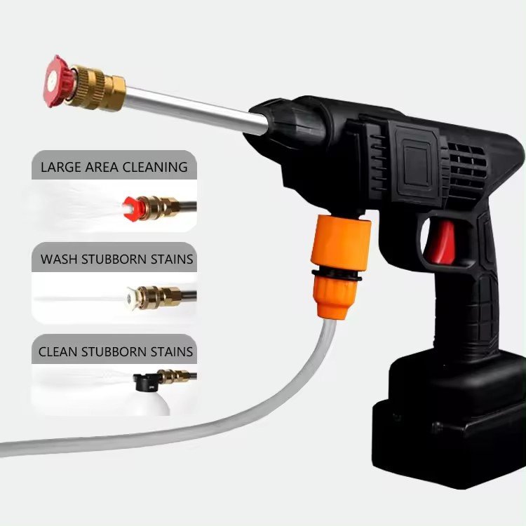 LARIX 48vf lithium car wash water gun home wireless portable electric car washer rechargeable gardening watering car washer